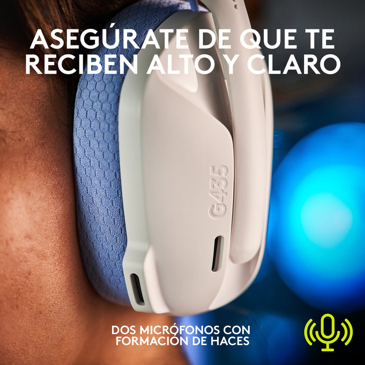 Audífonos Gamer Logitech G435 Inalámbricos Lightspeed / Bluetooth - Achorao
