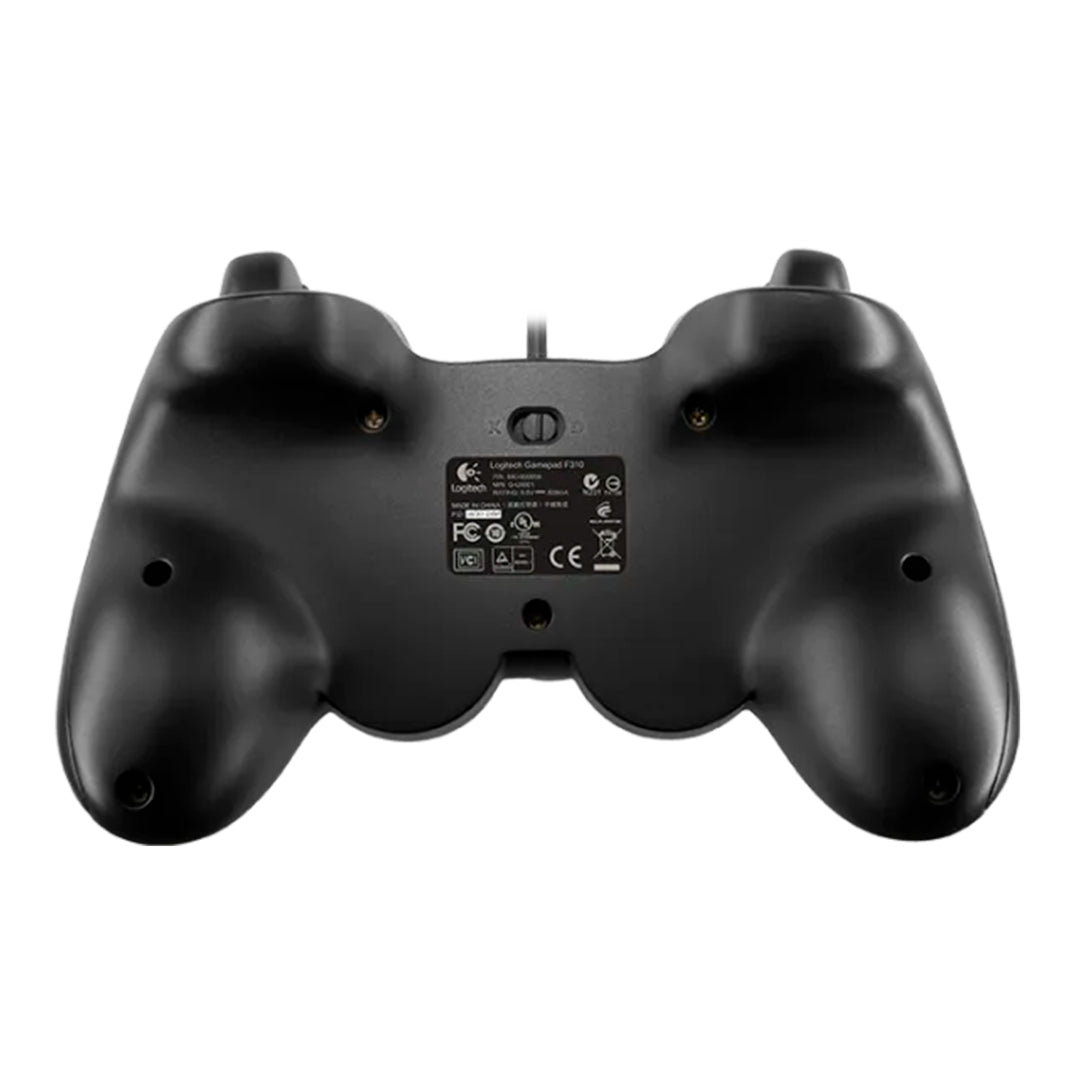 Gamepad Logitech F310 Distribución Tipo Consola, Mando de Dirección 4 Conmutadores, Comodidad de Sujeción, Cable 1,8m, PC - Achorao