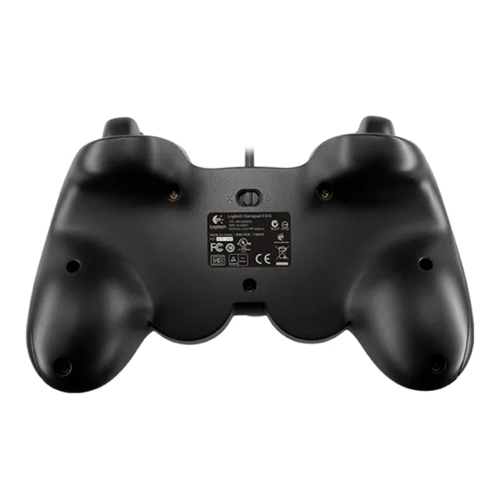 Gamepad Logitech F310 Distribución Tipo Consola, Mando de Dirección 4 Conmutadores, Comodidad de Sujeción, Cable 1,8m, PC - Achorao