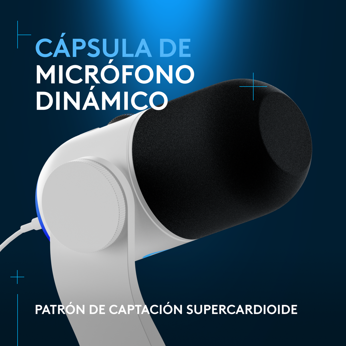 Micrófono condensador Logitech G Yeti GX RGB LIGHTSYNC - Achorao