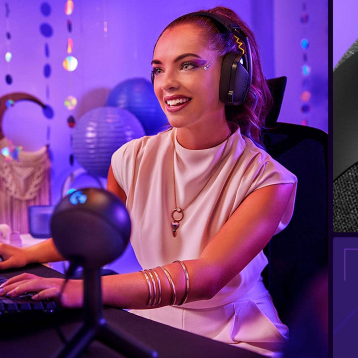 Micrófono condensador Logitech G Yeti Orb RGB con LIGHTSYNC para juegos - Achorao