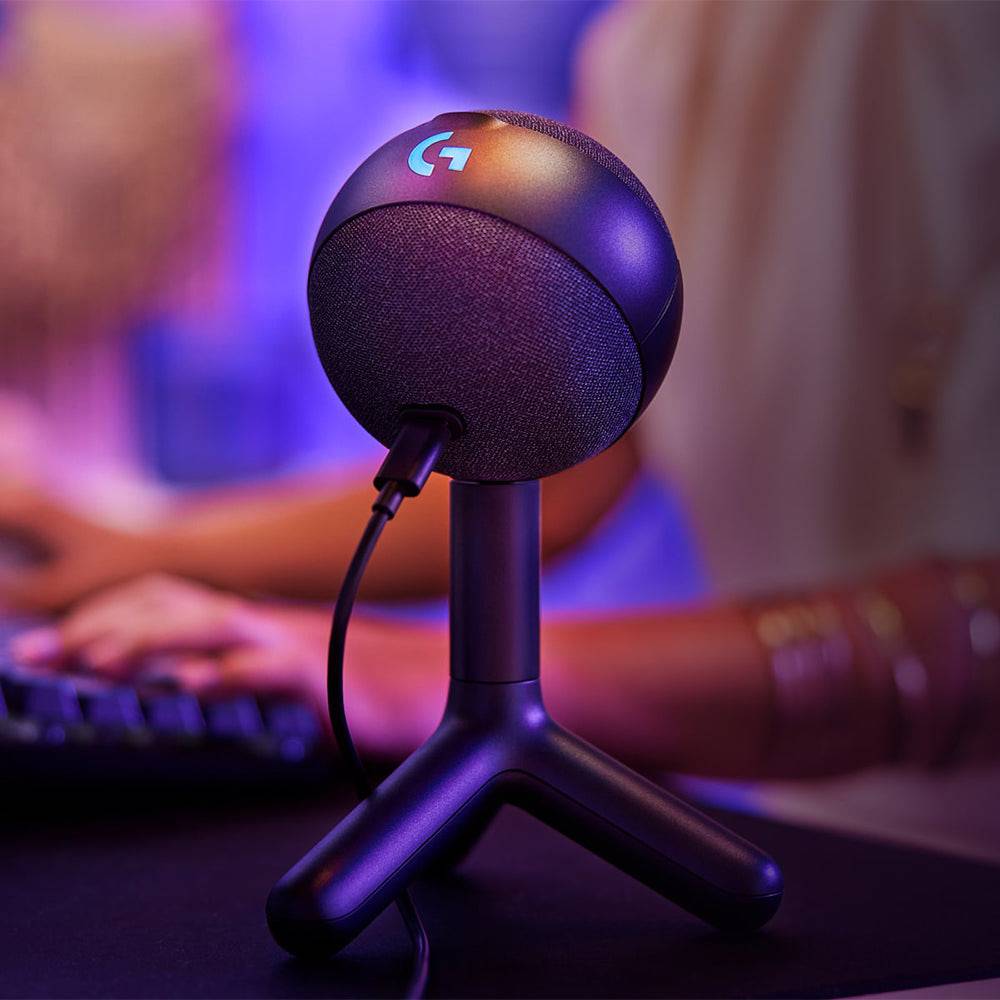 Micrófono condensador Logitech G Yeti Orb RGB con LIGHTSYNC para juegos - Achorao