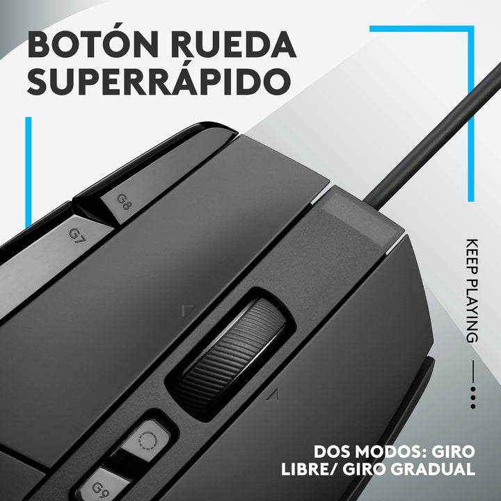 Mouse Gamer Logitech G502 X 2022 25K DPI Hybrid Switches - Achorao