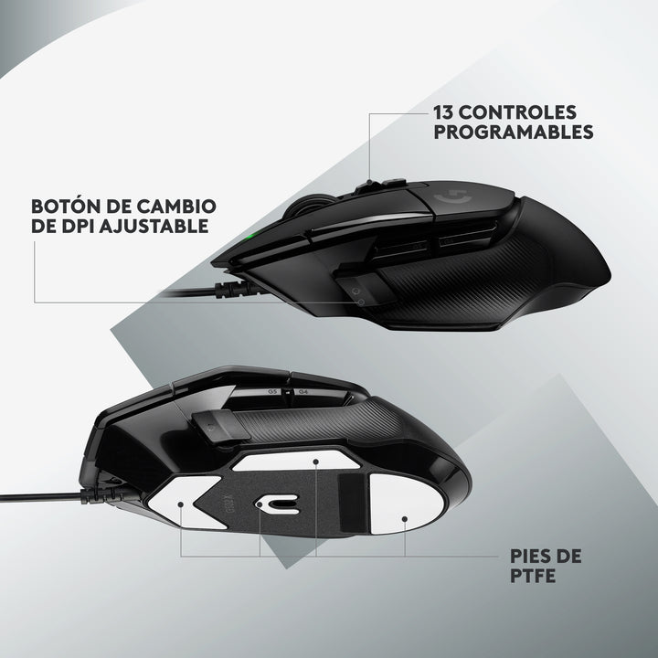 Mouse Gamer Logitech G502 X 2022 25K DPI Hybrid Switches - Achorao