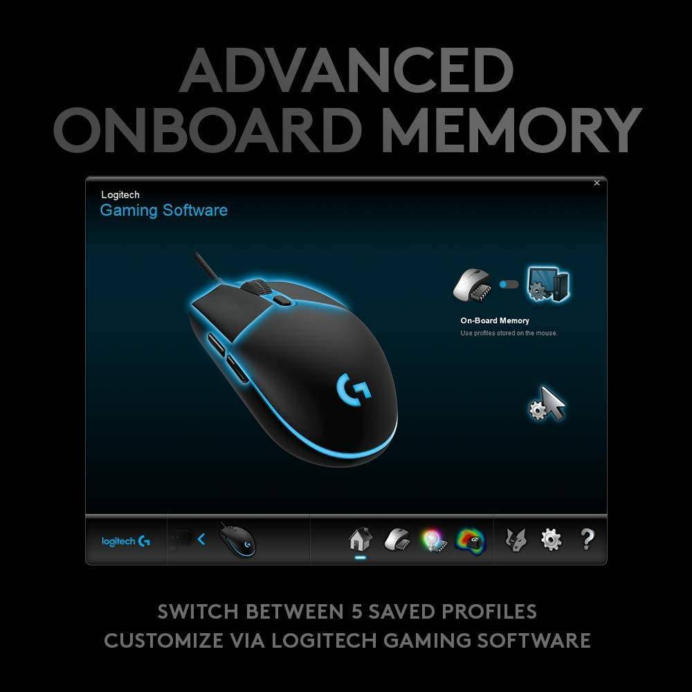 Mouse Gamer Logitech G Pro Hero 25K DPI 6 Botones Rgb - Achorao