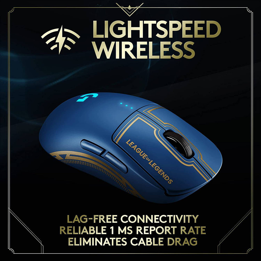 Mouse Gamer Logitech G Pro Wireless Edición League of Legends - Achorao