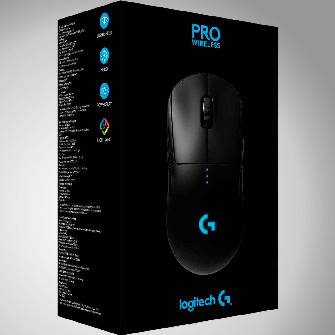 Mouse Gamer Logitech G Pro Wireless Hero 25K 1ms Rspta - Achorao