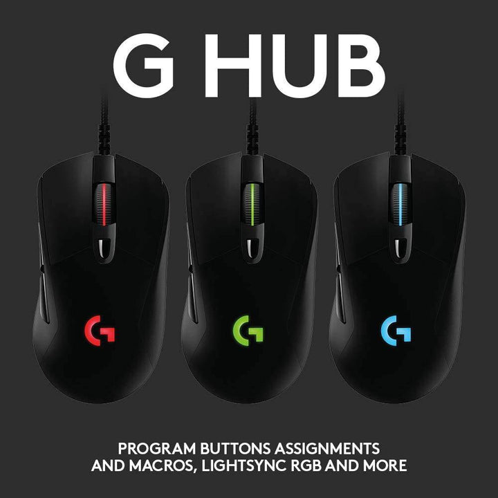 Mouse Gamer Logitech G403 Hero 25K DPI Lightsync RGB - Achorao