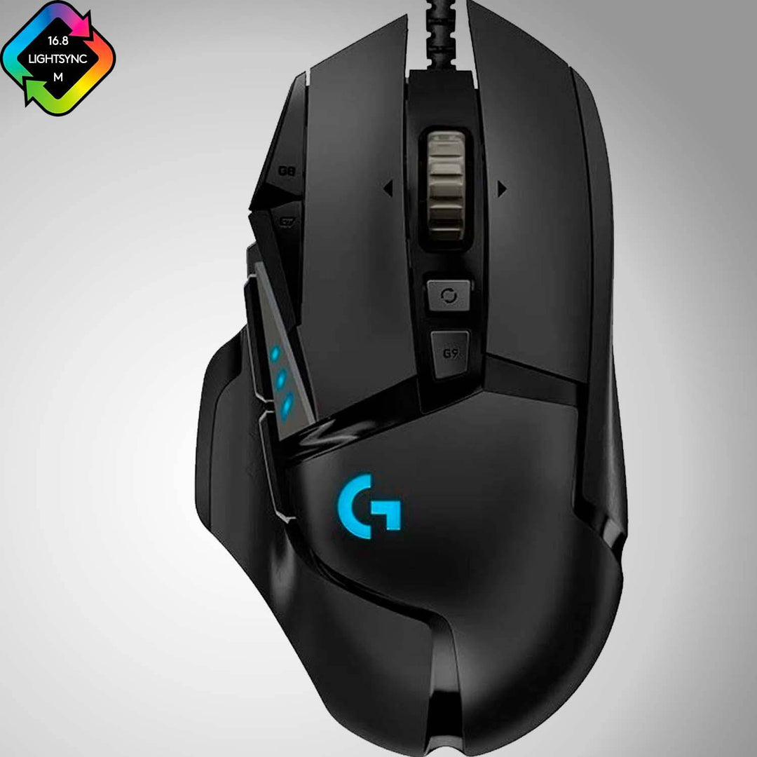 Mouse Gamer Logitech G502 Hero RGB 11 Botones 25K DPI - Achorao