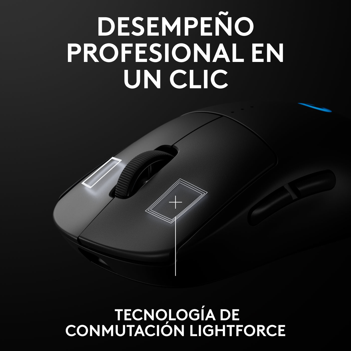 Mouse gamer logitech G PRO 2 - velocidad de la luz serie pro - Achorao