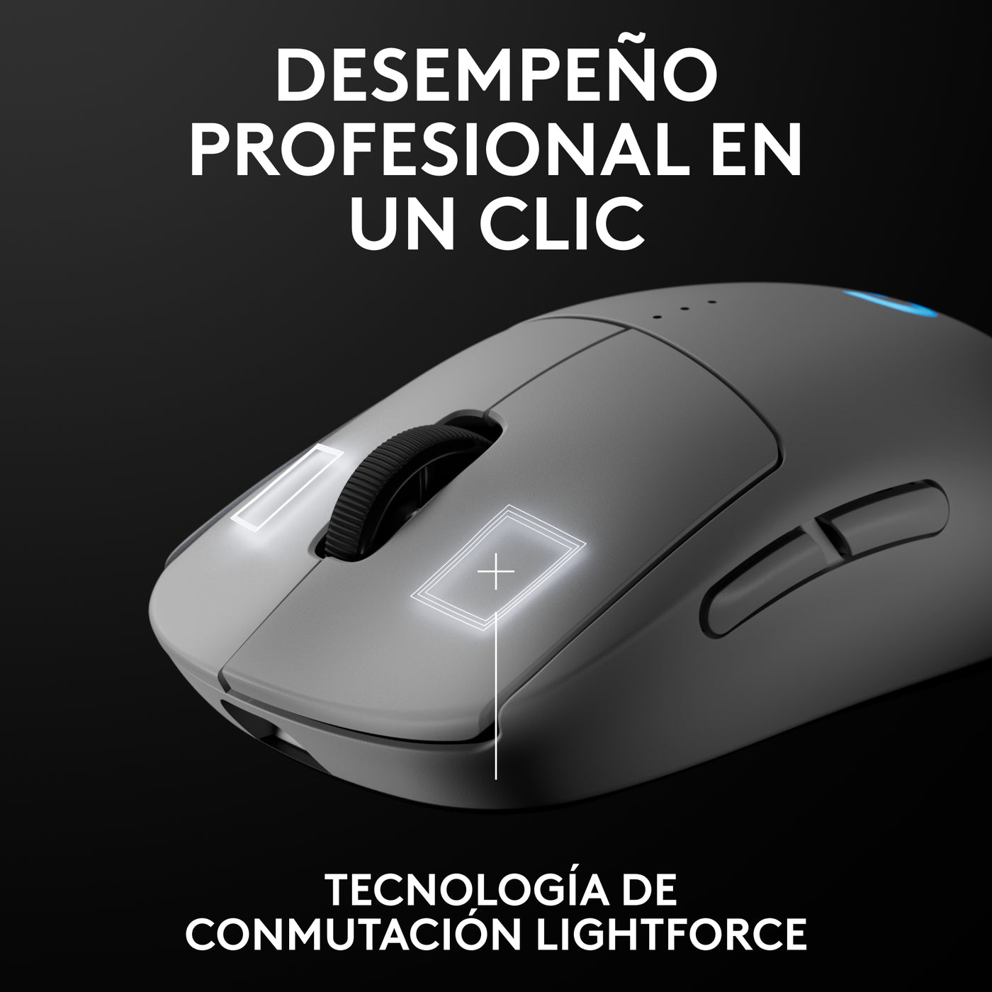 Mouse gamer logitech G PRO 2 - velocidad de la luz serie pro - Achorao