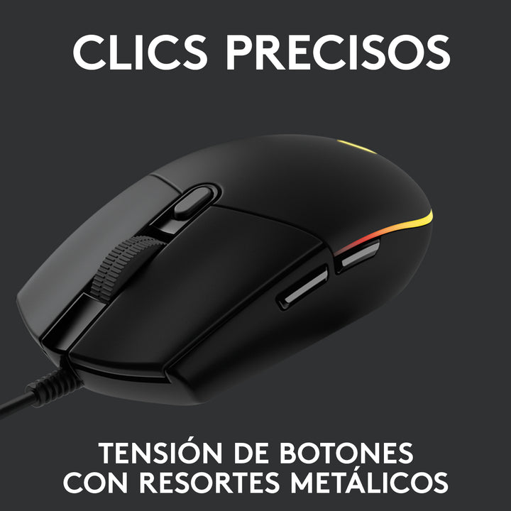 Mouse Gamer Logitech G203 RGB Lightsync 6 botones - Achorao