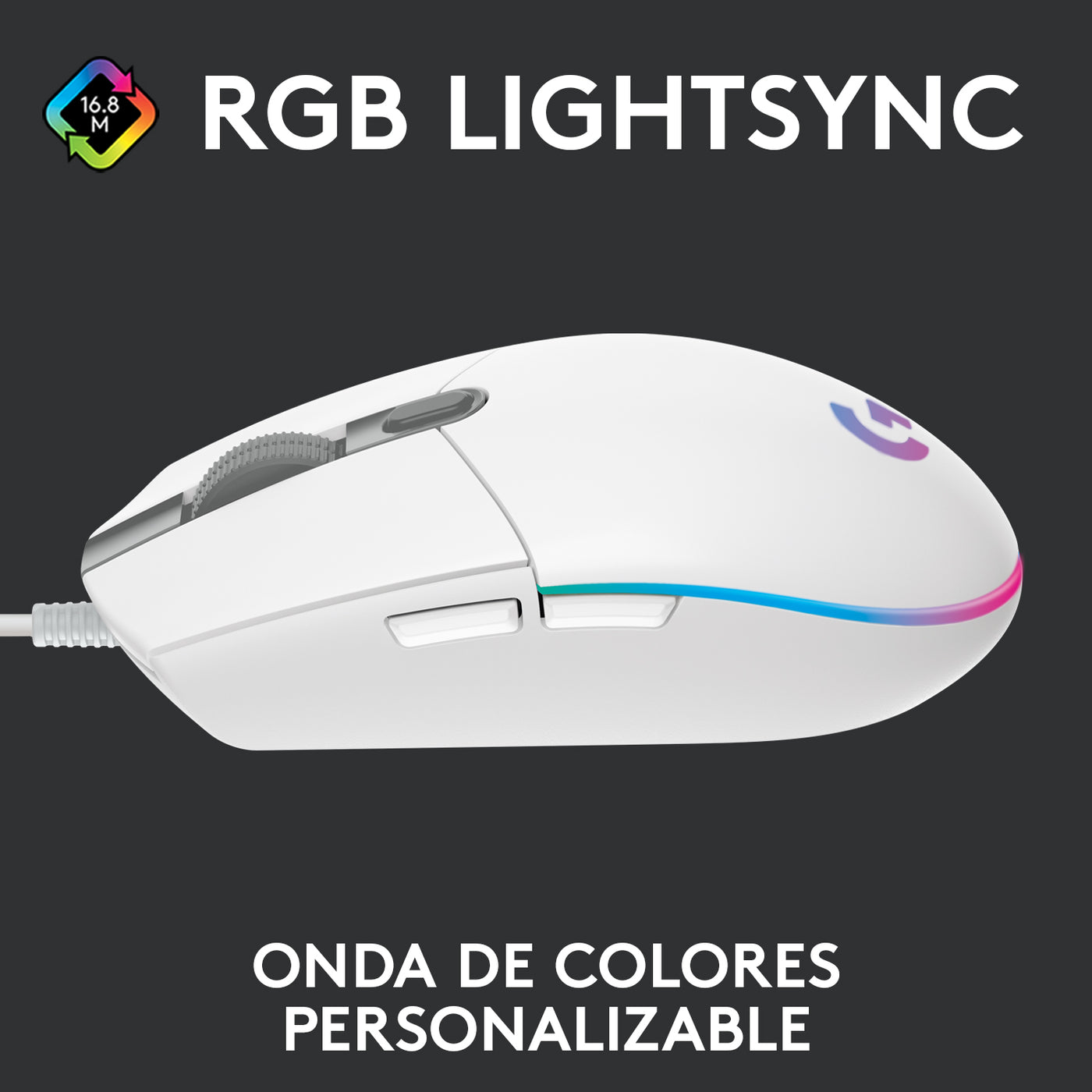 Mouse Gamer Logitech G203 RGB Lightsync 6 botones - Achorao