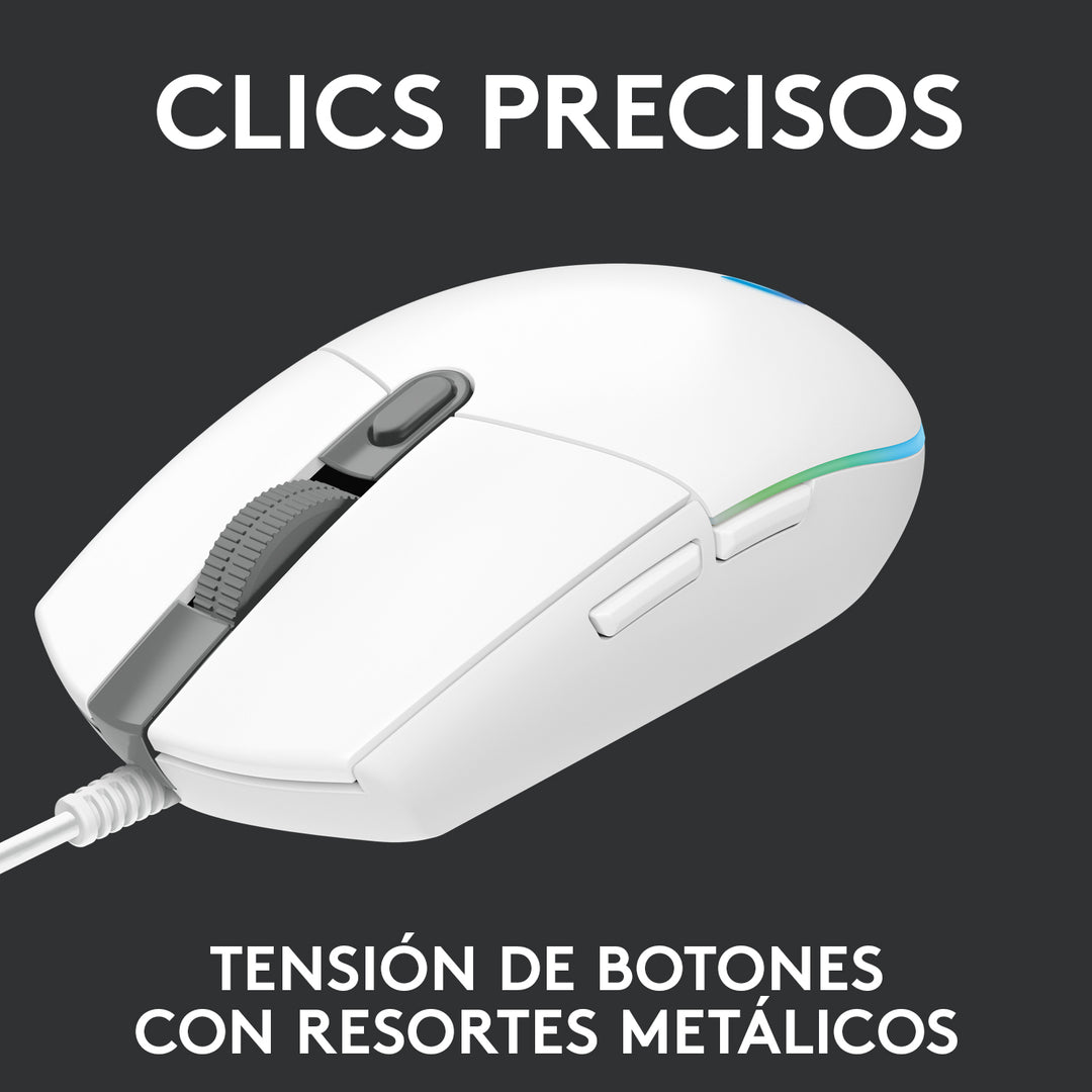 Mouse Gamer Logitech G203 RGB Lightsync 6 botones - Achorao