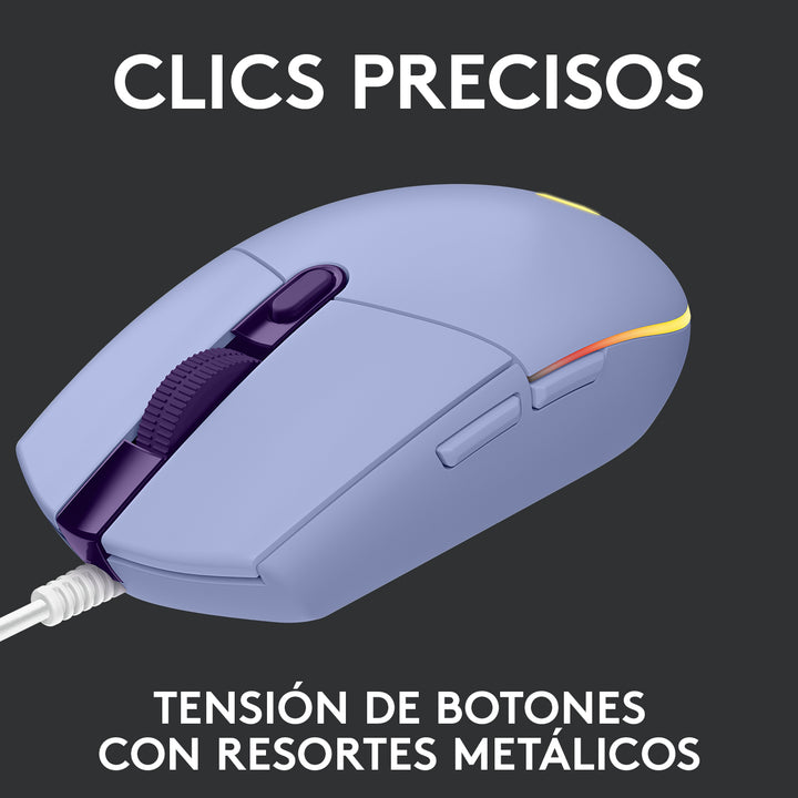 Mouse Gamer Logitech G203 RGB Lightsync 6 botones - Achorao