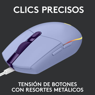 Mouse Gamer Logitech G203 RGB Lightsync 6 botones - Achorao
