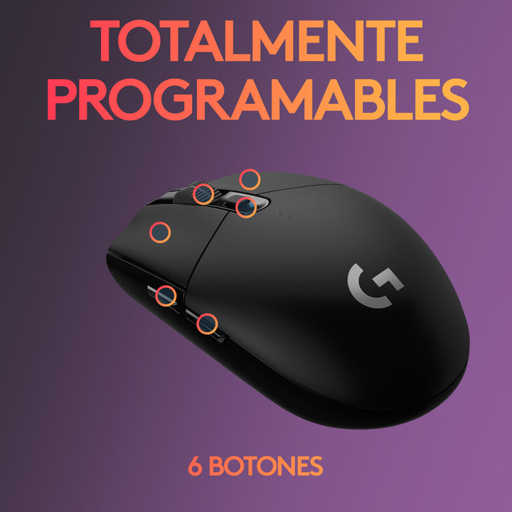 Mouse Gamer Logitech G305 Wireless 1ms Sensor Hero - Achorao
