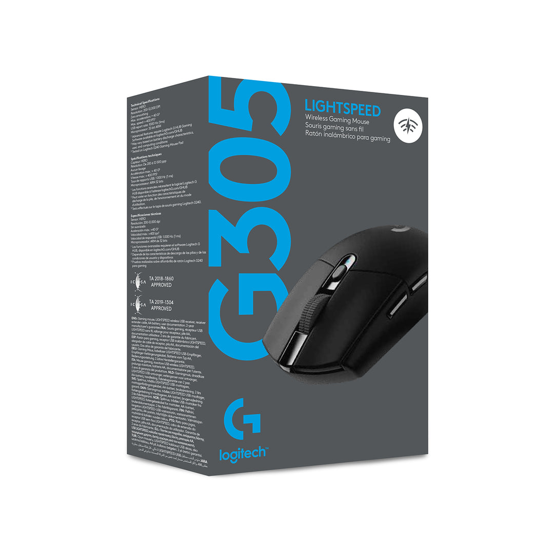 Mouse Gamer Logitech G305 Wireless 1ms Sensor Hero - Achorao