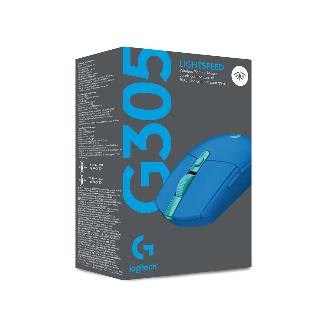 Mouse Gamer Logitech G305 Wireless 1ms Sensor Hero - Achorao