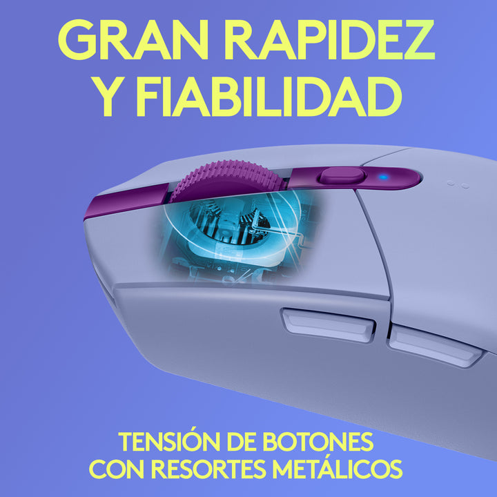 Mouse Gamer Logitech G305 Wireless 1ms Sensor Hero - Achorao