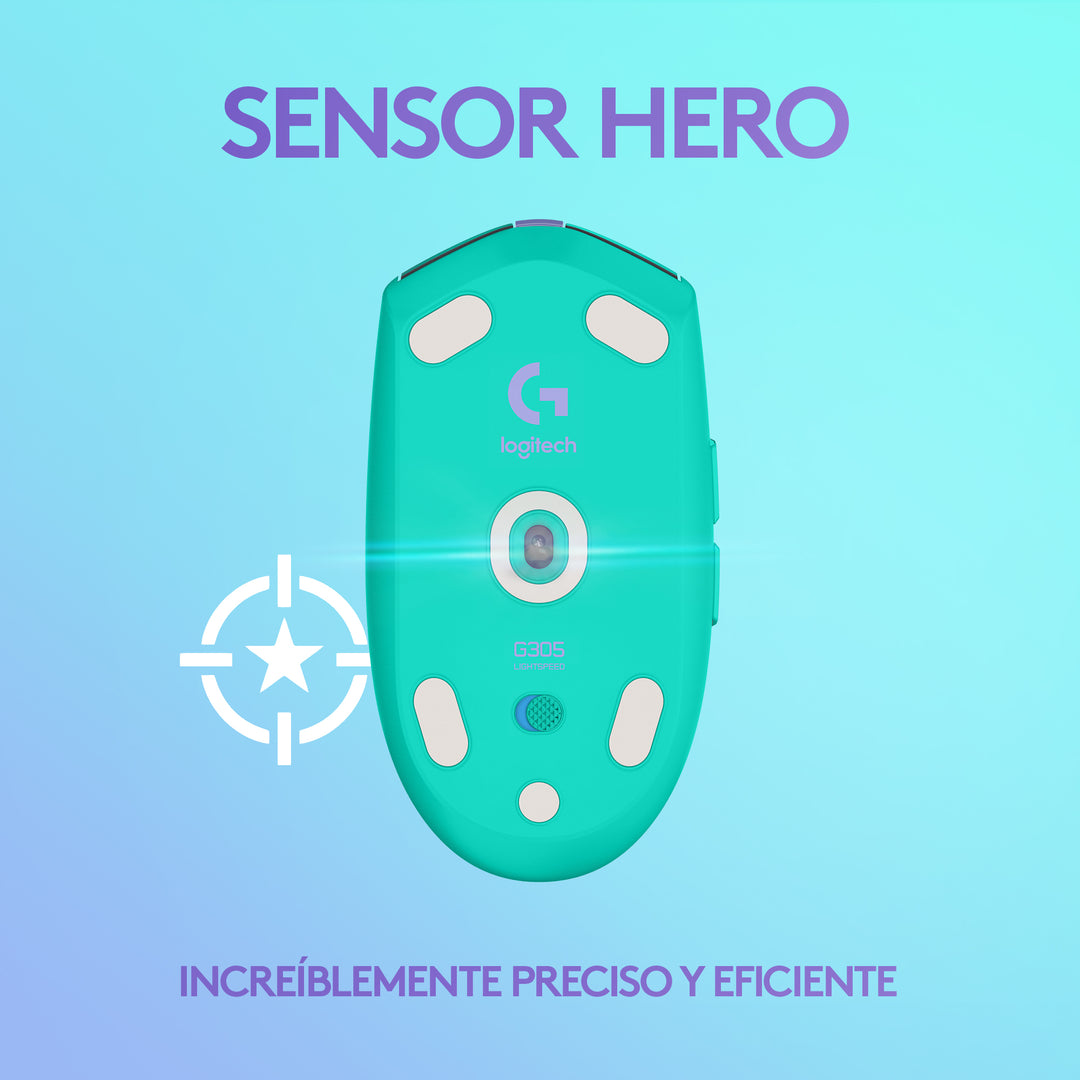 Mouse Gamer Logitech G305 Wireless 1ms Sensor Hero - Achorao