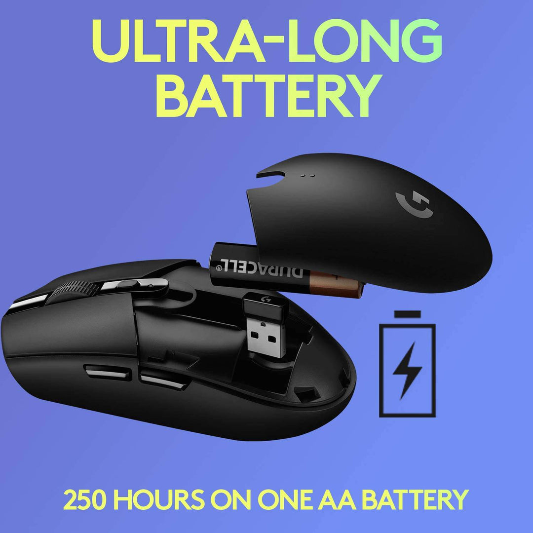 Mouse Gamer Logitech G305 Wireless 1ms Sensor Hero - Achorao