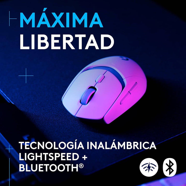 Mouse Gamer Logitech G309 lightspeed Bluetooth LIightforce Hero 25K - Achorao