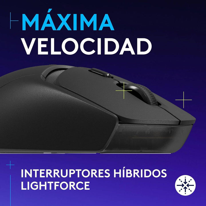 Mouse Gamer Logitech G309 lightspeed Bluetooth LIightforce Hero 25K - Achorao