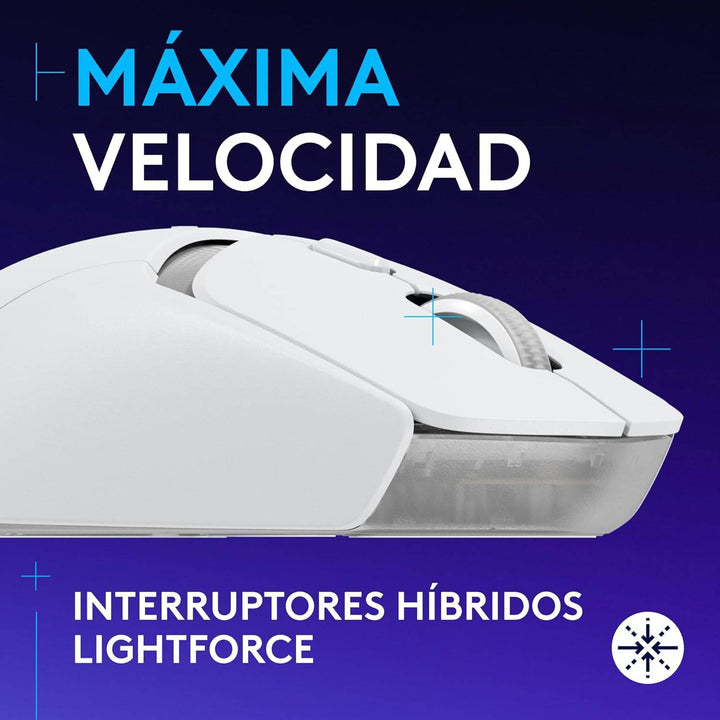 Mouse Gamer Logitech G309 lightspeed Bluetooth LIightforce Hero 25K - Achorao