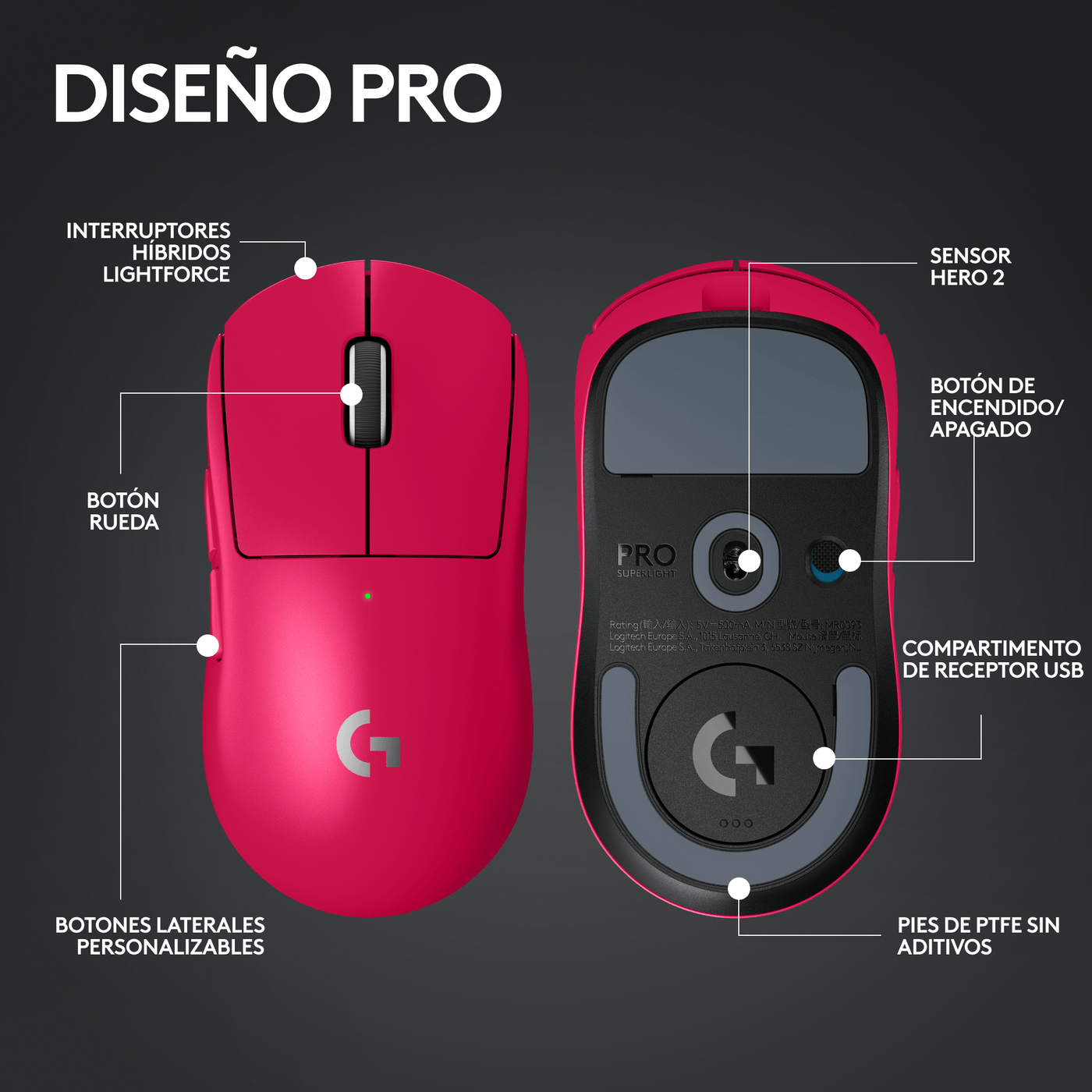 MOUSE GAMER LOGITECH PRO X SUPERLIGHT 2 - Achorao