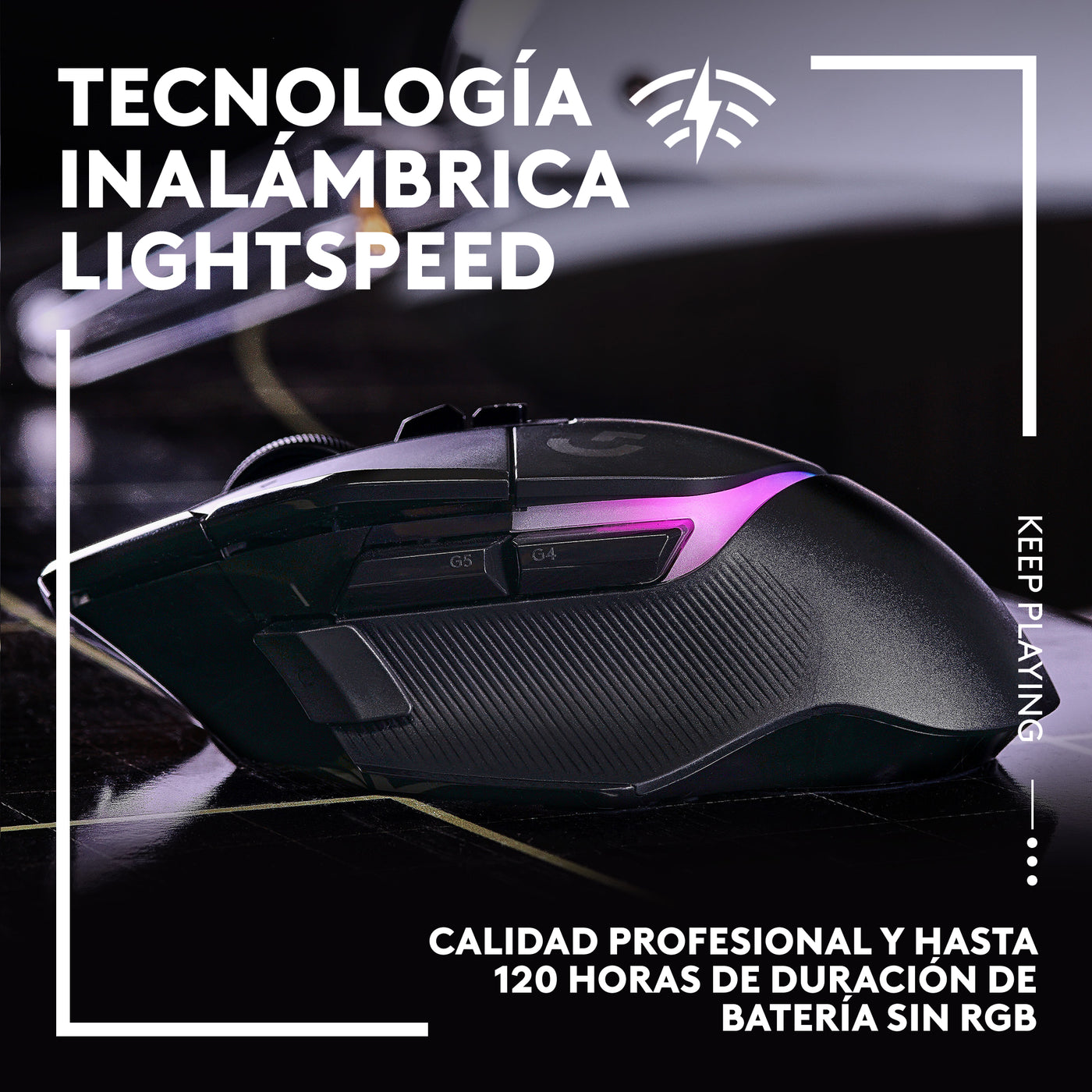 Mouse Inalámbrico  Gamer G502 X PLUS 25K DPI Lightforce RGB - Achorao