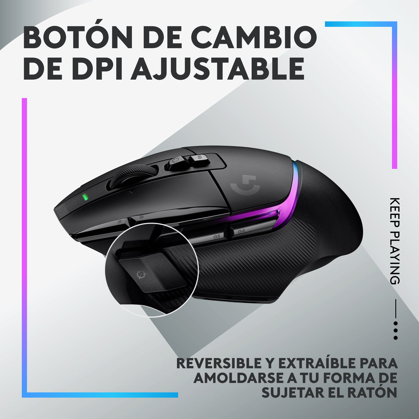 Mouse Inalámbrico  Gamer G502 X PLUS 25K DPI Lightforce RGB - Achorao