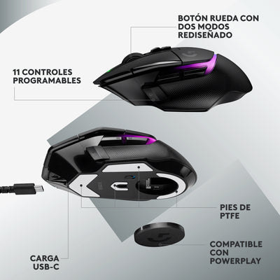 Mouse Inalámbrico  Gamer G502 X PLUS 25K DPI Lightforce RGB - Achorao