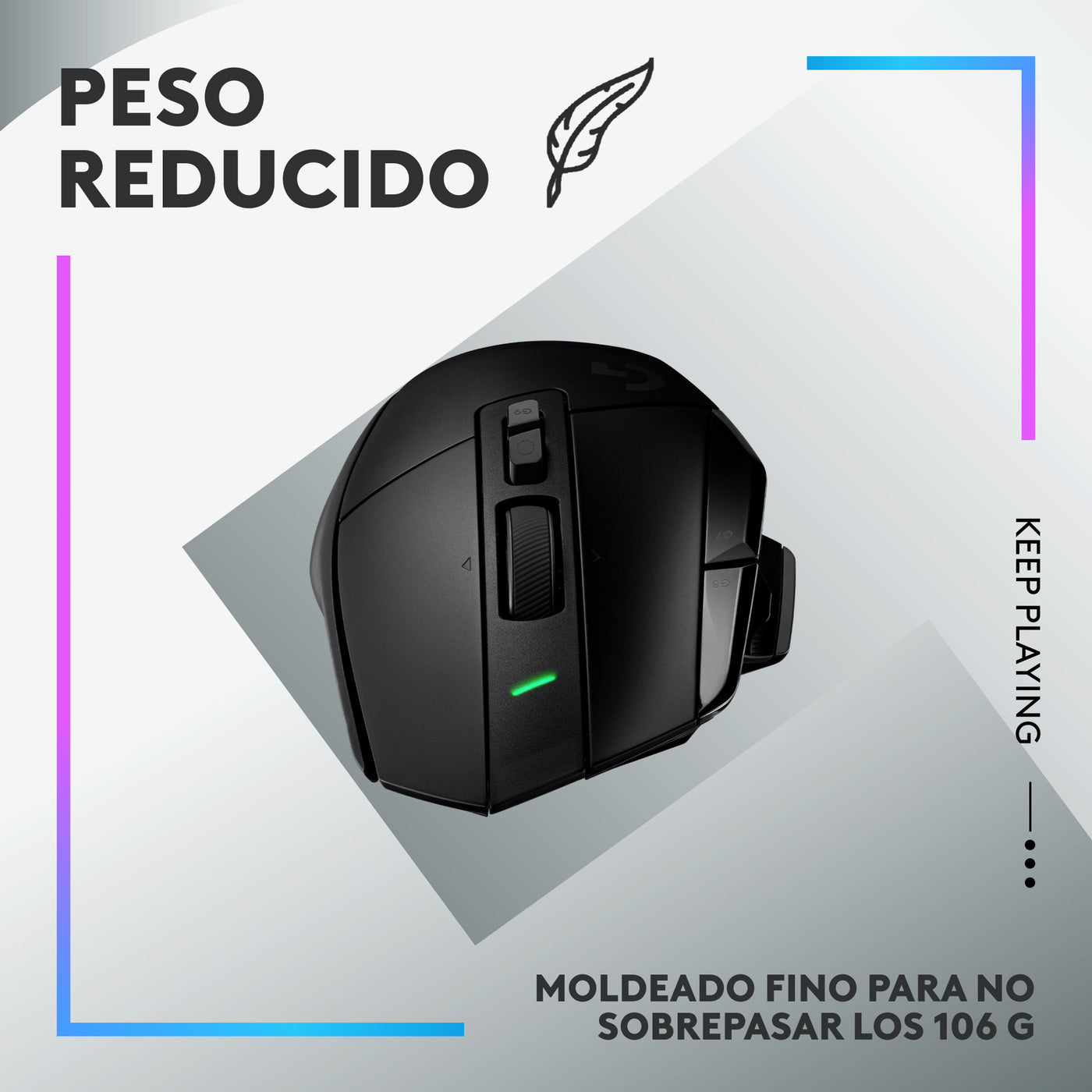 Mouse Inalámbrico  Gamer G502 X PLUS 25K DPI Lightforce RGB - Achorao