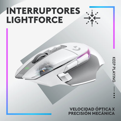 Mouse Inalámbrico  Gamer G502 X PLUS 25K DPI Lightforce RGB - Achorao