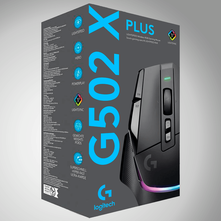 Mouse Inalámbrico  Gamer G502 X PLUS 25K DPI Lightforce RGB - Achorao