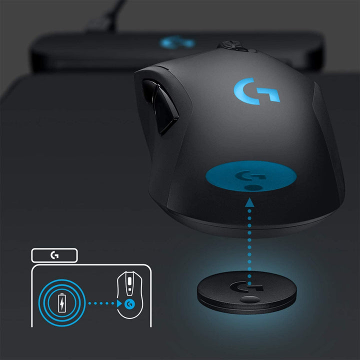 Mousepad cargador Powerplay Lightspeed RGB - Achorao