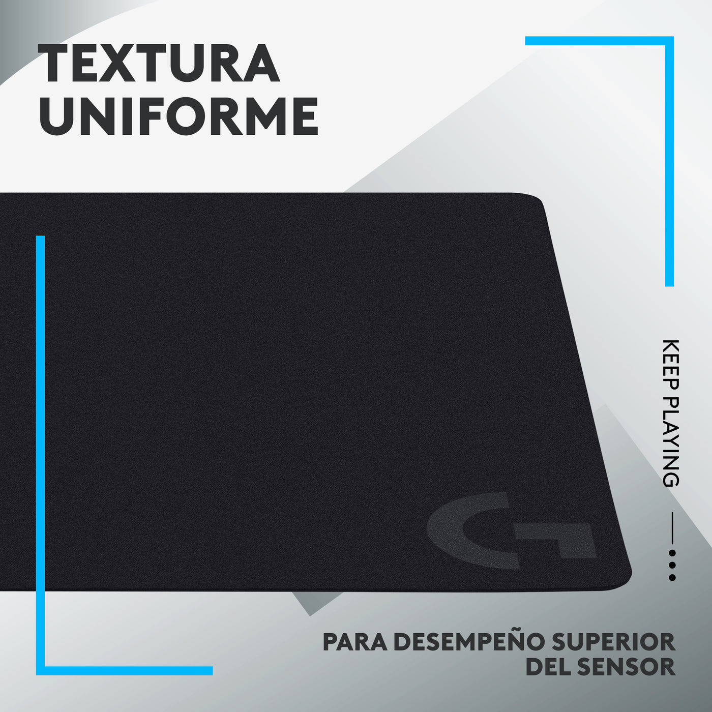 Mousepad G240 Talla M - Tela Preciso Ultra Fino 1mm - Achorao