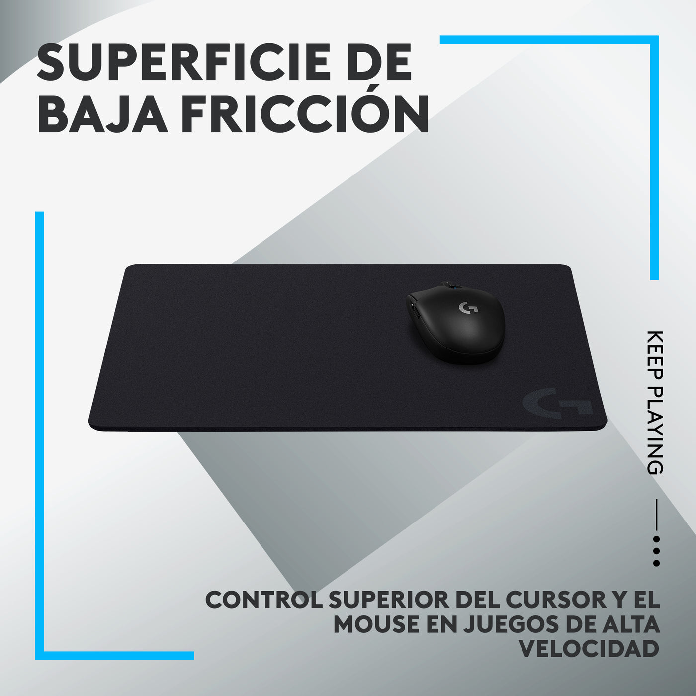 Mousepad G440 Talla M - Rígido Low friction Velocidad - Achorao