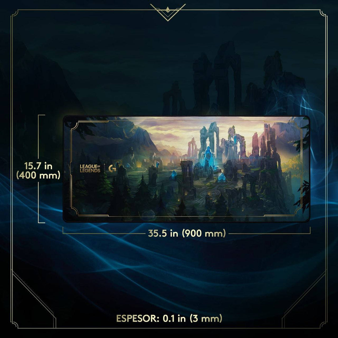 Mousepad G840 Talla XL - League of Legends Tela Fino 3mm - Achorao