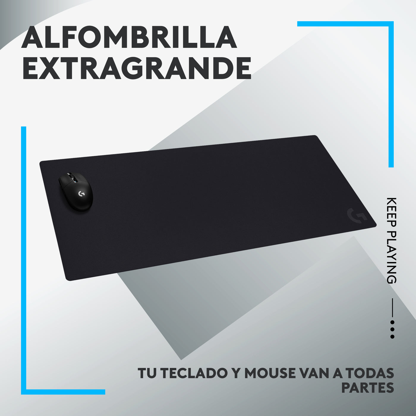 Mousepad G840 Talla XL - Tela Precisión Máxima Fino 3mm - Achorao