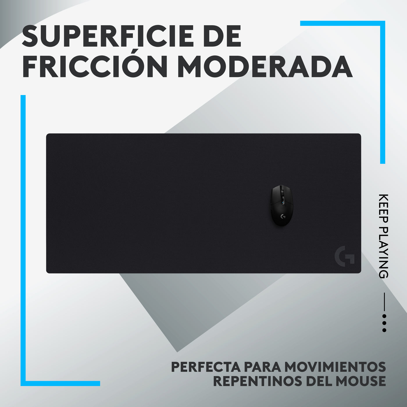 Mousepad G840 Talla XL - Tela Precisión Máxima Fino 3mm - Achorao