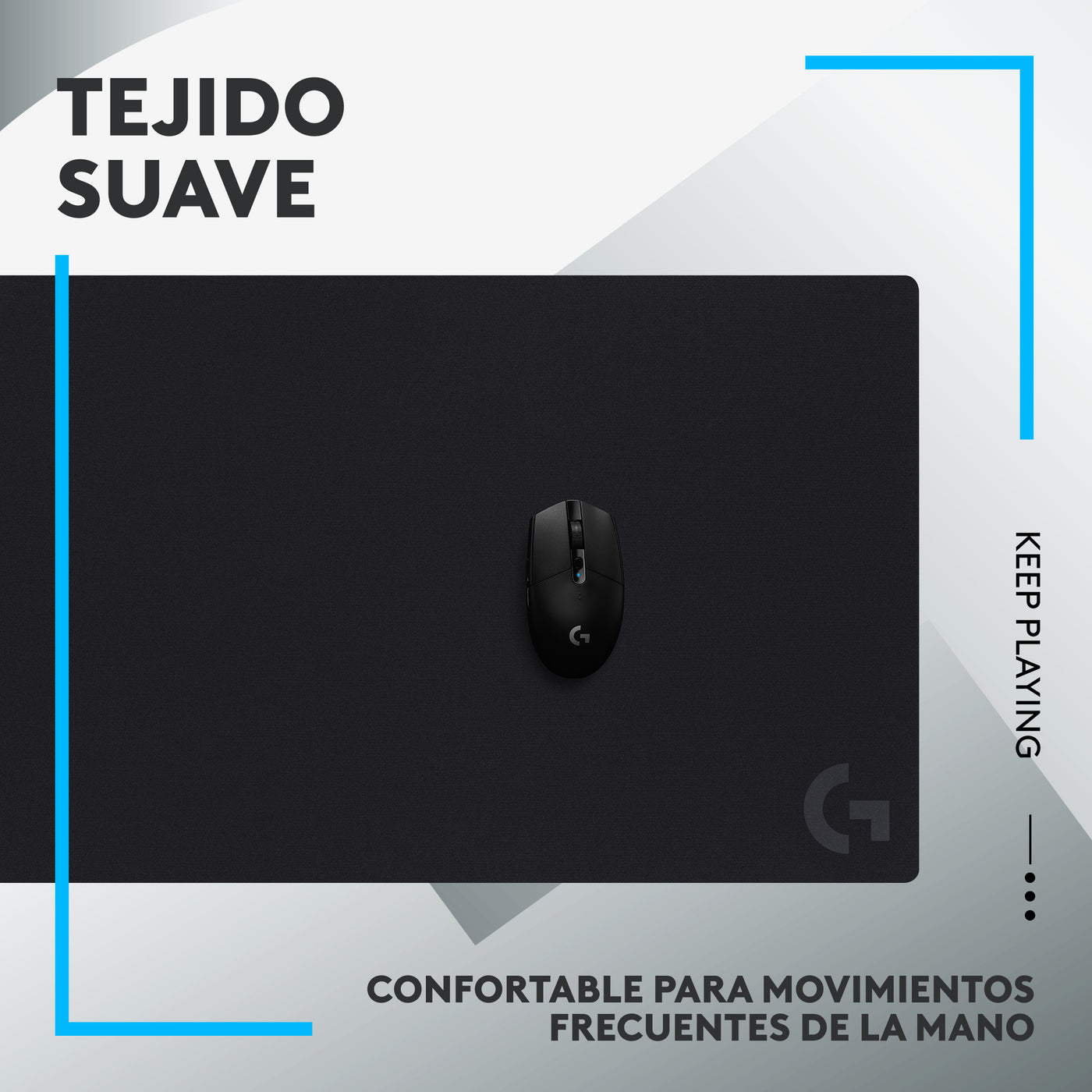 Mousepad G840 Talla XL - Tela Precisión Máxima Fino 3mm - Achorao