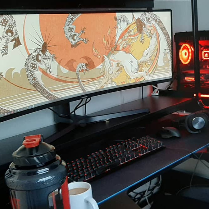 Mousepad G840 Talla XL - Tela Precisión Máxima Fino 3mm - Achorao