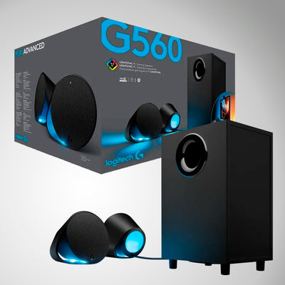Parlantes Gamer Logitech G560 USB Bluetooth RGB Sub Woofer - Achorao
