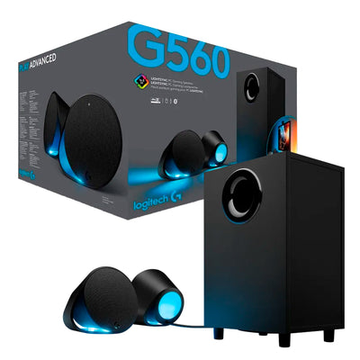 Parlantes Gamer Logitech G560 USB Bluetooth RGB Sub Woofer - Achorao