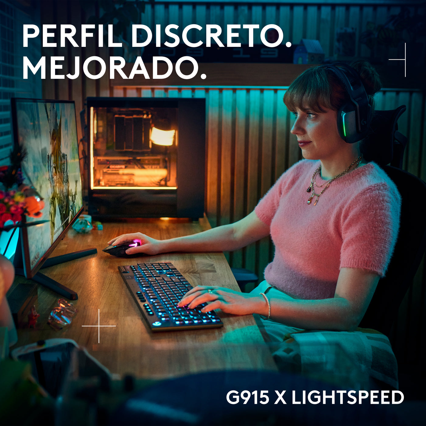 Teclado de Juego Inalámbrico Logitech G G915 X Lightspeed - Achorao