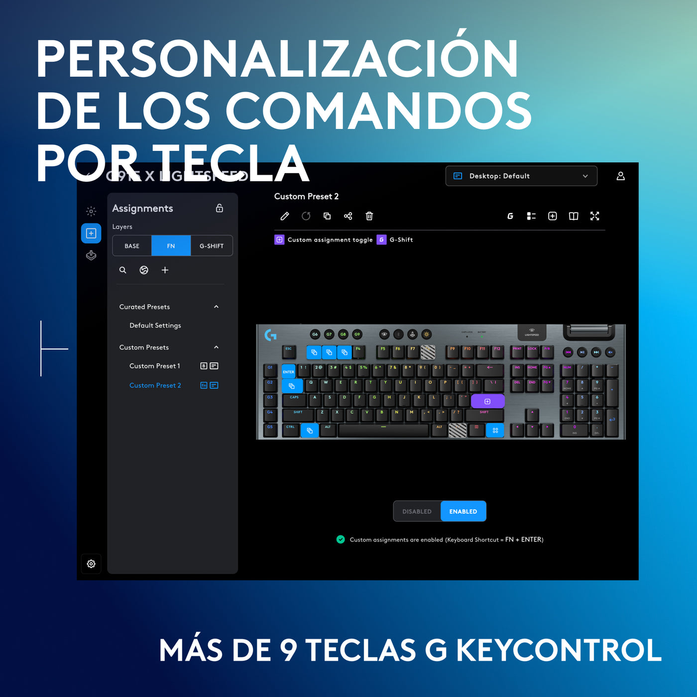 Teclado de Juego Inalámbrico Logitech G G915 X Lightspeed - Achorao