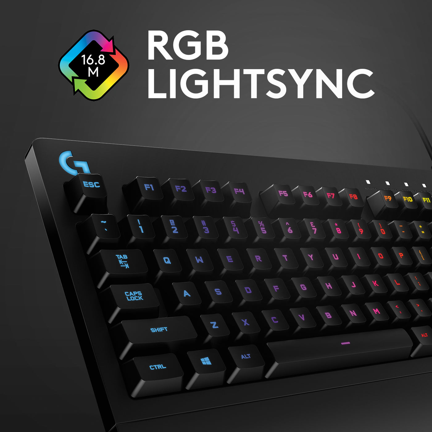 Teclado Gamer Logitech G213 prodigy  RGB Reposamanos Incluido - Achorao