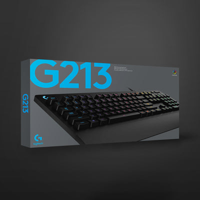 Teclado Gamer Logitech G213 prodigy  RGB Reposamanos Incluido - Achorao
